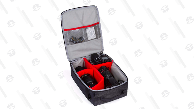 G-raphy’s larger Camera Insert Case can hold multiple camera bodies, plus a few lenses, while offering the same build quality as its aforementioned smaller brethren.